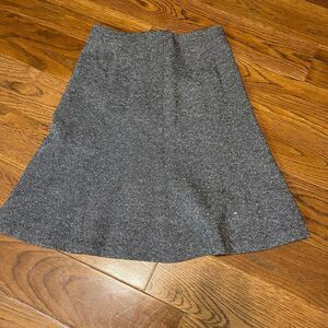 Gap size 2 wool blend gray skirt